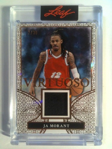 2026 Leaf Art Of Sport - Virtuoso - Game-Used Jersey - Ja Morant #7/30