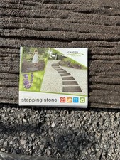 1  Railroad Garden Stepping Stone Recycled Rubber Non-toxic, Non-slip,