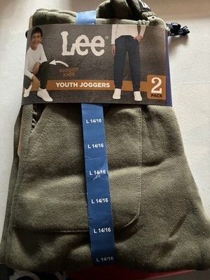3 Pair Lot Boys Size Lg Sweatpants. 2 NWT Lee And 1 Used Excellent Cond UA.