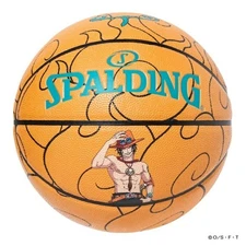 SPALDING ONE PIECE Synthetic Leather Basketball Flame-Flame Fruit Ver.  Size 7