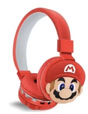 Nintendo Super Mario Bros Kids Bluetooth Wireless Headphones Foldable Music