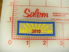 Cub Scout 2010 Arrow Of Light rank collectible patch scout stuff back (m2)