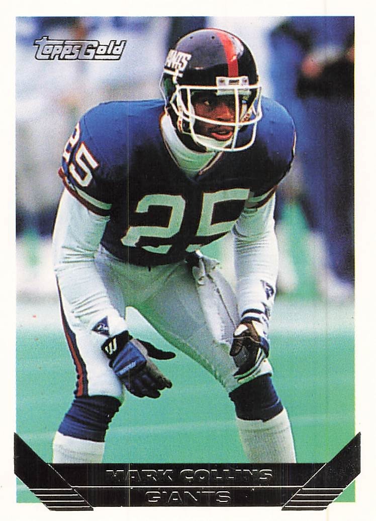 MARK COLLINS 1993 TOPPS FOOTBALL GOLD #472