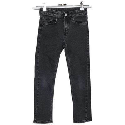 H&M, Jeans, Größe: 128, RELAXED FIT ADJUSTABLE WAIST TAPERED LEG, Grau #ZR2
