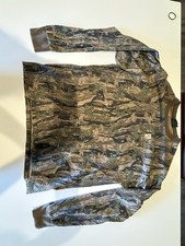 Vintage Rothco Smokey Branch Camo Shirt USA Made Atlantis Plastics Safety Award