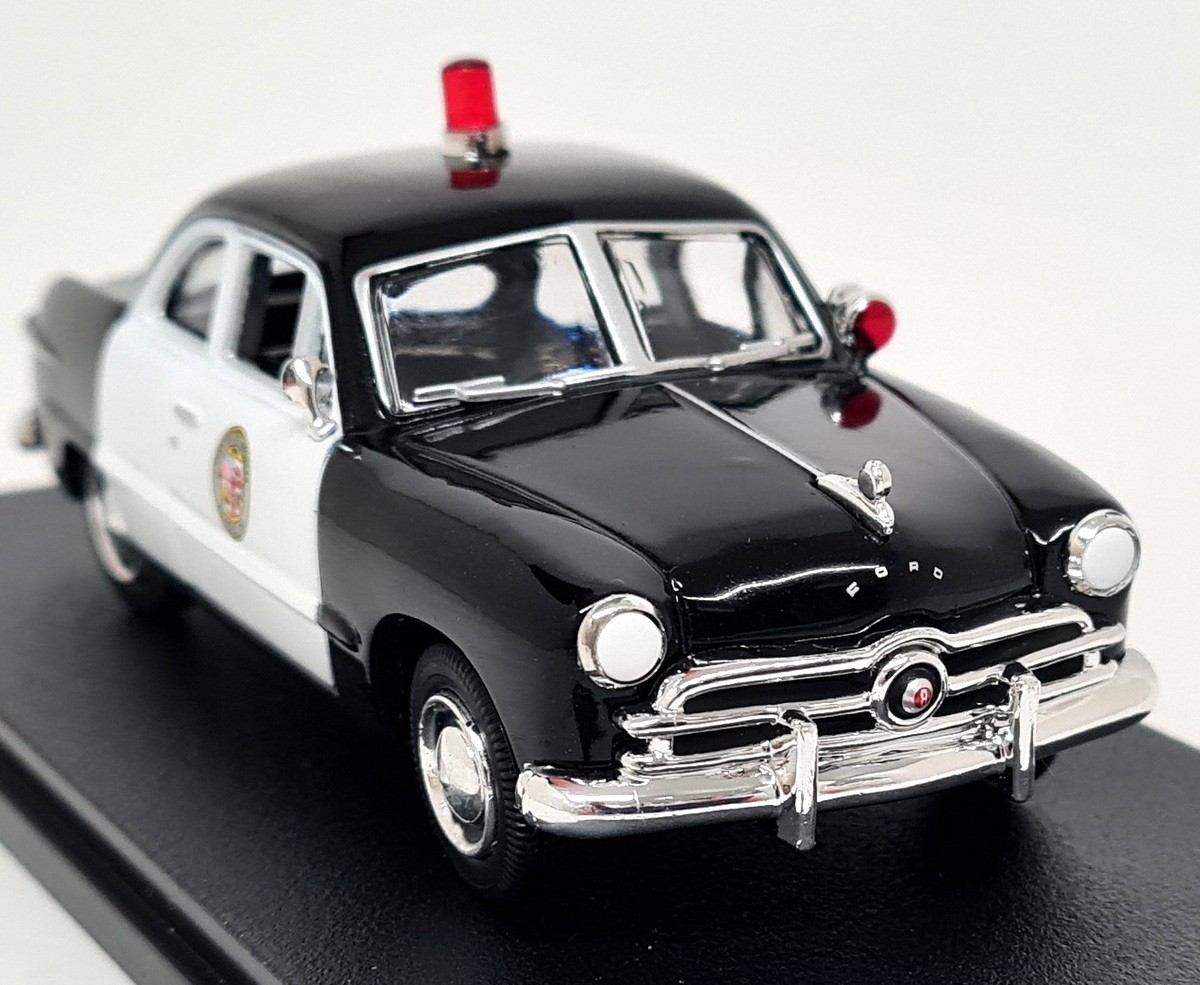 Greenlight 1/43 Ford Custom 1949 Los Angeles Police LAPD Diecast Scale Model Car