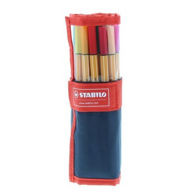 Fineliner - STABILO point 88 - Rollerset of 25 - Assorted Colours