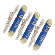3 Sets Zinc Alloy Mezuzah Ornament Jewish Presents Hannukah Decoration