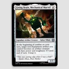 Living Brain, Mechanical Marvel - SPM #167 Uncommon - NM Marvel's Spider-Man