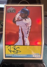 2026 Leaf Metal 1950 Darryl Strawberry 50A-DS1 Auto 1/1 MLB Mets