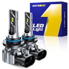 AUTOONE 9006 LED Headlight Kit Low Beam Bulbs Super Bright 6500K White US P