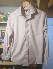 Quince Gray Solid Non-Iron Organic Cotton Dress Shirt M 15 34/35