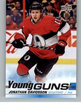 2019-20 Upper Deck #479 Jonathan Davidsson Young Guns RC (ref 135581)