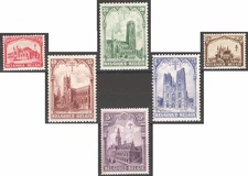 Belgium 1928 Anti-Tuberculosis Works, Series No. 267/72. Cat. €35 (*)