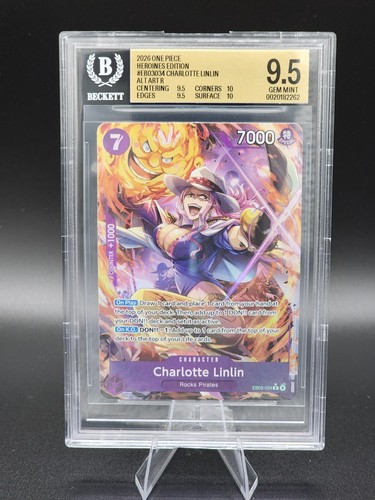 Charlotte Linlin (Alternate Art) graded BGS 9.5 for sale on eBay