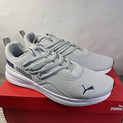 NEW Puma Men Star Vital Sneakers Size 9.5 Light Grey Blazing Blue