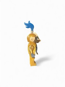 Lego Castle Drawbridge gold knight minifigure fantasy-era from retired set 7079