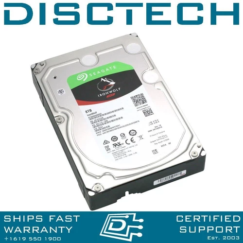 Seagate IronWolf NAS ST8000VN0022 8TB 3.5" 6Gbps 7.2K RPM (512e) SATA HDD
