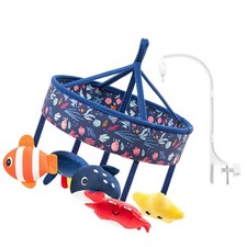 Musical Rotating Crib Attachable Toy For Newborns Featuring Marine Animals