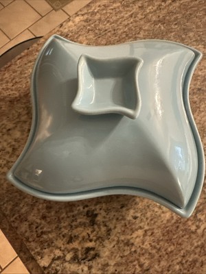 Sienna - Blue 1 Qt Ceramic Glazed Casserole Dish - Covered - Godinger