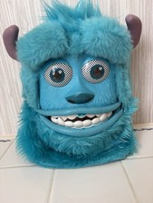 Disney Pixar Monsters Inc Sulley Mask 12" Furry Animated Spin Master Mask EUC