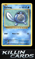 Poliwag 23/108 Pokemon Common XY - Evolutions Card NM