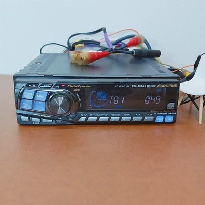 Alpine CDA-7894J 1DIN Car Audio CD MP3 Receiver AI-NET Used Tested