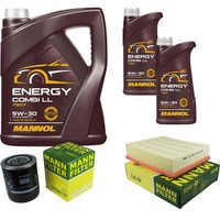 Mann Inspektionspaket 7L Mannol Energy 5W-30 FüR Audi A6 2.4 2.8 A4 VW Passat