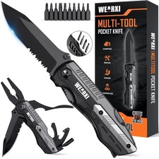 WEARXI Geschenke für Männer, Multitool Taschenmesser, Männergeschenke, Papa WEARXI Geschenke für Männer, Multitool Taschenmesser, Männergeschenke, Papa