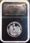 1960-S Apollo Moon Landing Bullion American History Vtg-0.999 Silver 1/2 Oz Coin