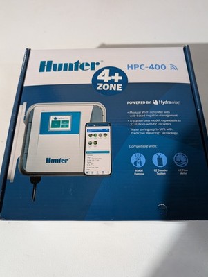 Hunter Hydrawise HPC400 Smart WiFi Irrigation Controller 4 Zone Expandable to 16