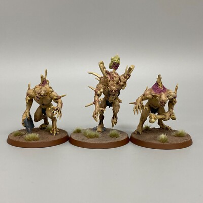 3 Crypt Horrors Flesh Eater Courts Warhammer Age Of Sigmar Aos Undead Bemalt