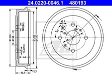 ATE Bremsensatz Trommelbremse Hinten für CITROEN C1 PEUGEOT 107 TOYOTA Aygo 
