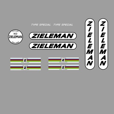 Zieleman Typ Spezial Fahrrad Aufkleber, Transfers, Sticker - n.30