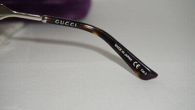 GUCCI New Sunglasses Burgundy Palladium Grey Gradient  display picture 1