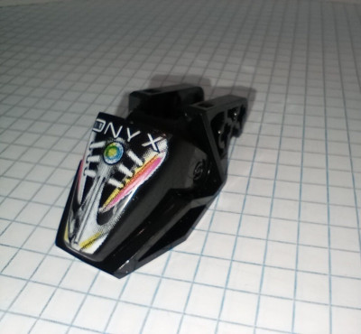 2 Pieces Lego 32165 and x209pb03 Technic Onyx RoboRider Visor and Block Black pr