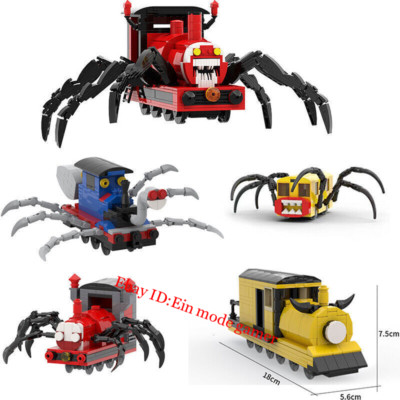 Choo-Choo Charles Building Blocks Set Horror Game Spider Train Model Bricks Toys