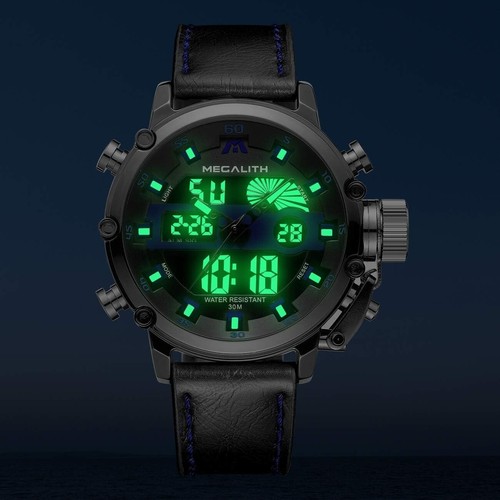 SS316L Military Style Waterproof Watch - Multifunction Digital Timepiece for Men - Picture 4 of 11