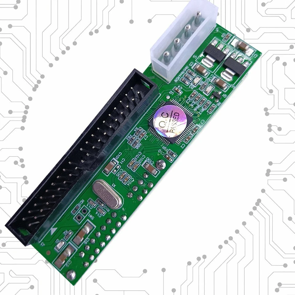 40 Pin PATA IDE To SATA Hard Drive Converter Adapter For 3.5/2.5 HDD SSD DVD - Image 3 of 4