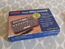 Electronic Pocket Franklin SpellMaster SMQ-100 1994 Boxed In Case Working