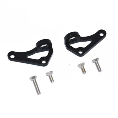 GPM Aluminum Front Body Post Mount - Black : Axial SCX10 III Jeep JL Wrangler