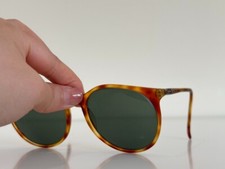 Vintage Ray Ban B L Style C France Round Havana Brown Green Sunglasses Frame 140