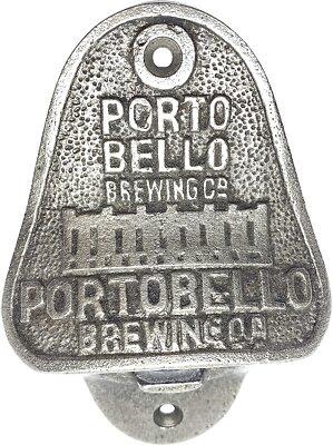ANTIKER PORTO BELLO GUSSEISEN BAR WANDFLASCHENÖFFNER RETRO VINTAGE