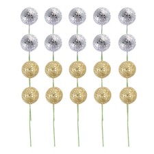 20PCS Holiday Berry Picks Berries for Flower Arrangements Red Berry Picks