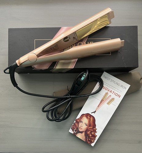 Ionic Technolog ALL IN ONE Twist Styling Iron Rose Gold + Carrying Sleeve - Picture 3 of 8