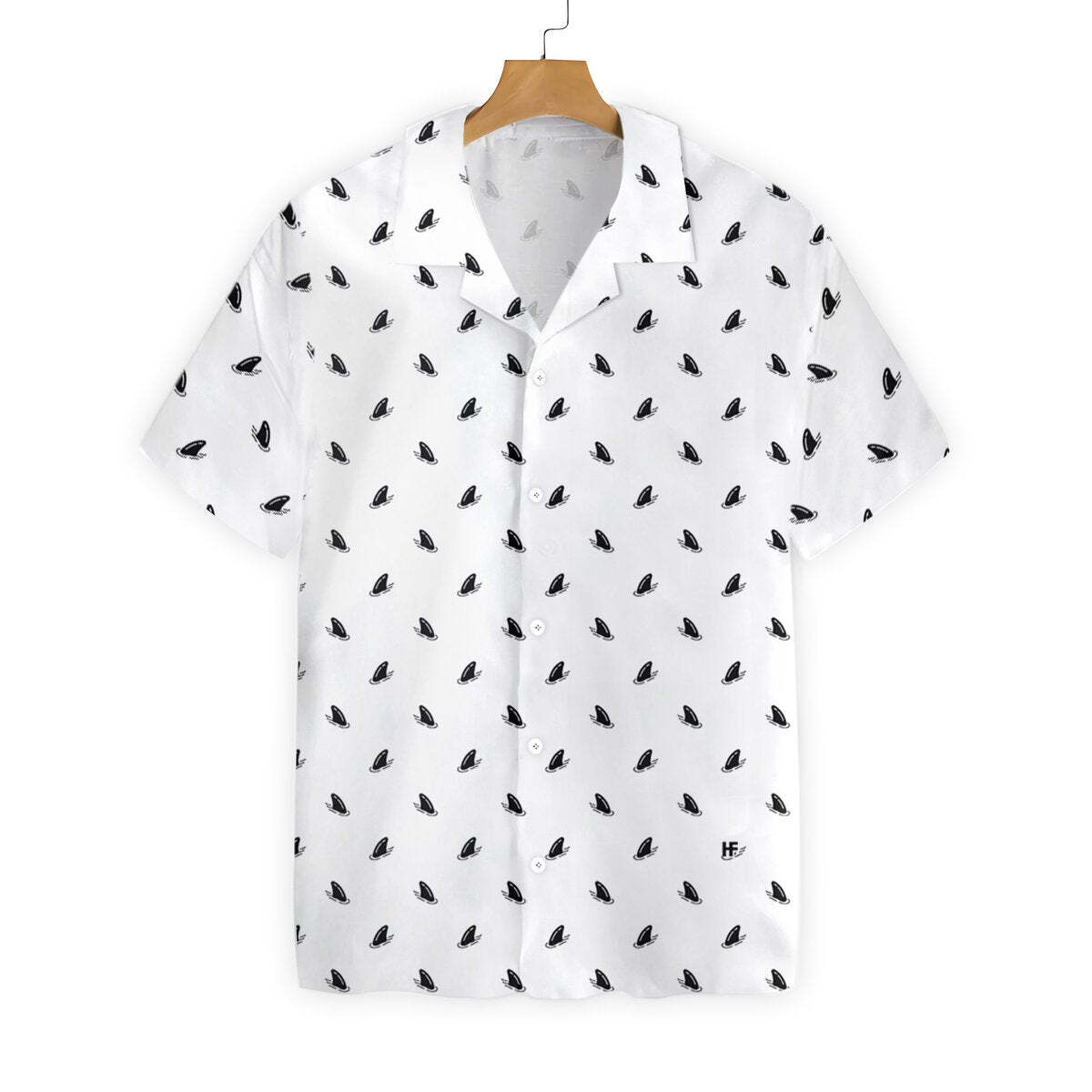 Stylish Shark Print Hawaiian Shirt for Men and Women
