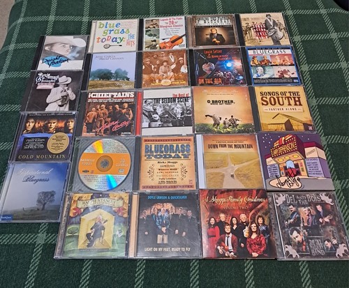 HUGE Bluegrass CD Lot From Private Collection Doyle Lawson Ralph Stanley, Skaggs