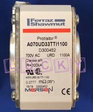 2PCS NEW FIT FOR Ferraz Shawmut A070UD33TTI1100 D300452 1100A 700V Fuse