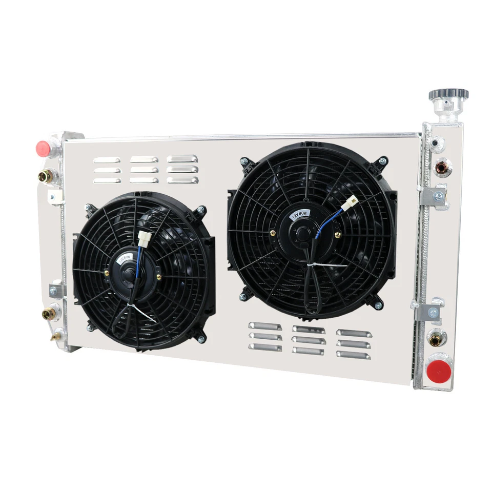 CC622 4 Row Radiator Shroud Fan For 1988-1999 Chevy GMC C/K 1500 2500 Truck - Image 4 of 4