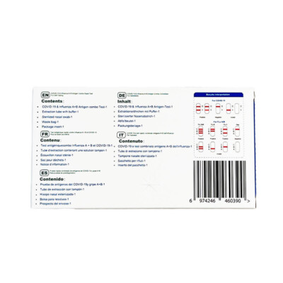 12×Safecare Corona + Influenza A/B Combo 3in1 Test 1er Laientest Haltbar 01/26